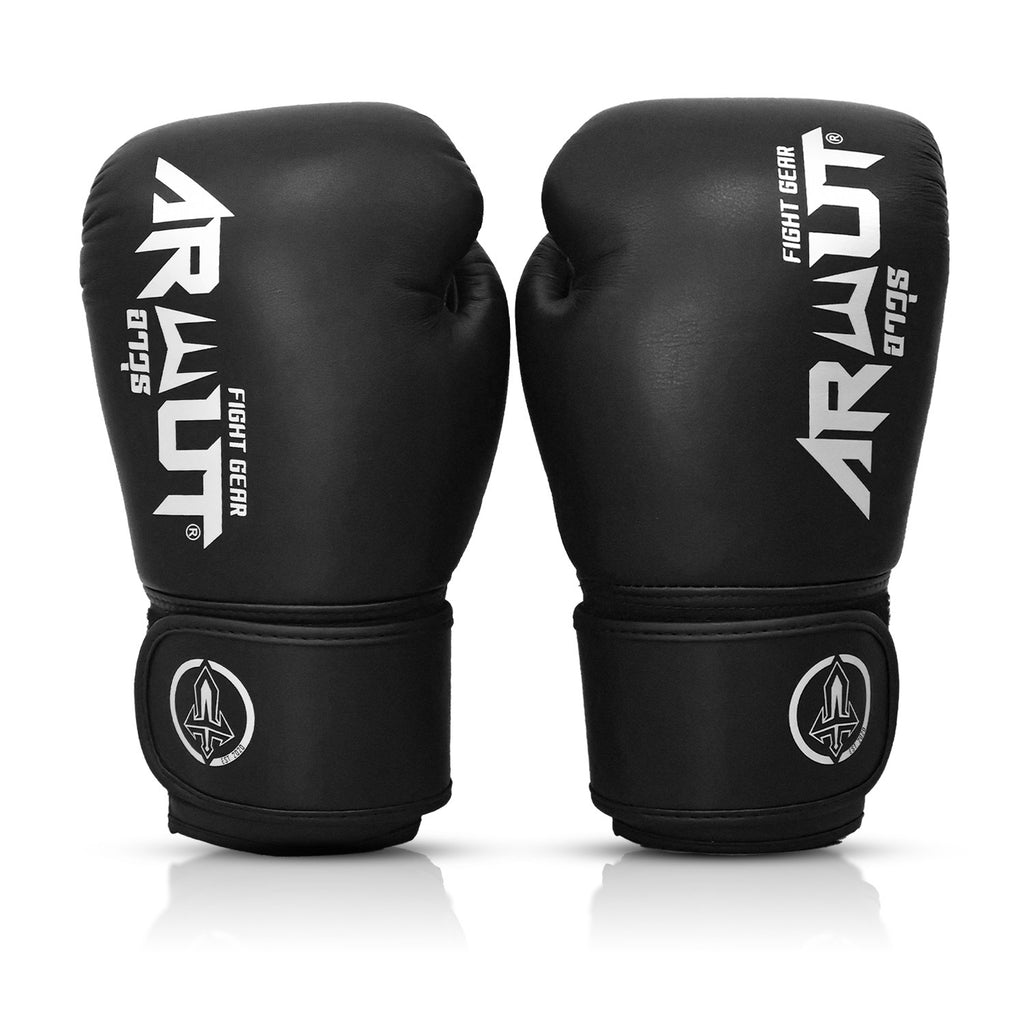 Arwut BG5 bokshandschoenen The Ascent, kleur Zwart, voorkant
