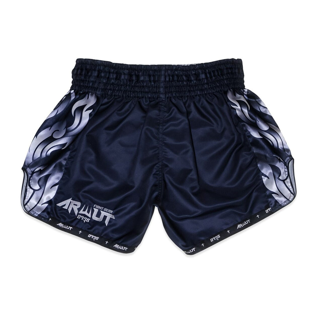 Arwut BS3 boxing shorts The Ascent, kleur Blauw, achterkant