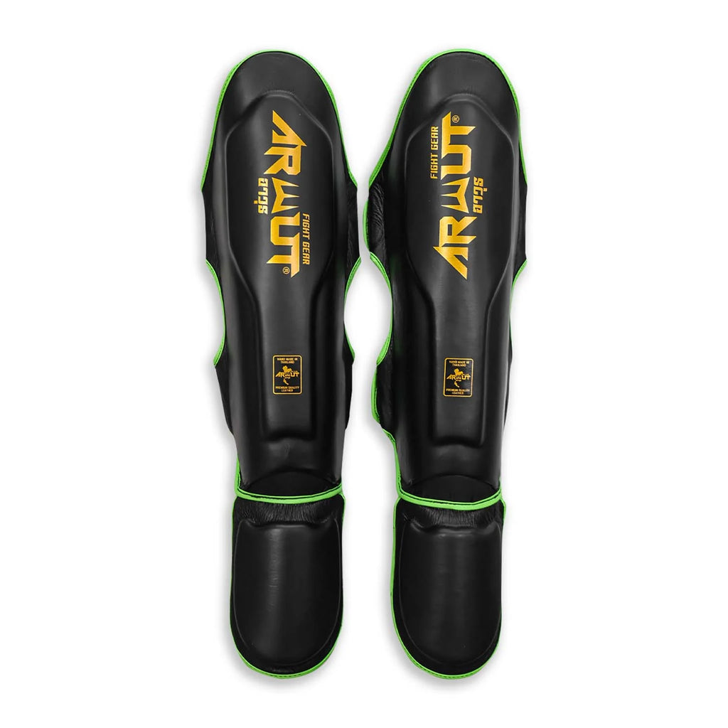 Arwut x WBC SG3 scheenbeschermers, kleur Zwart/Goud