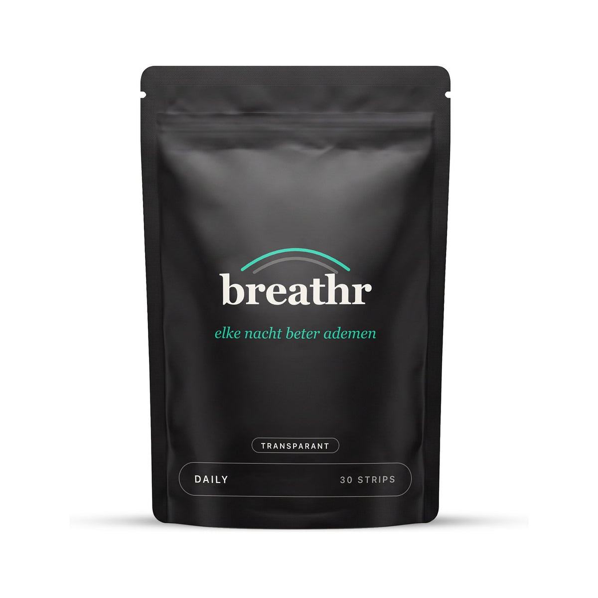 Breathr neusstrips transparant, zakje met 30 strips