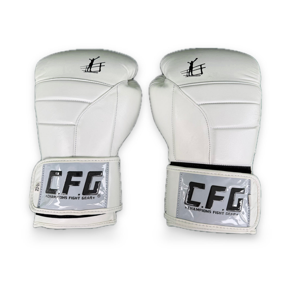 CFG Muay Thai bokshandschoenen, kleur Wit, voorkant